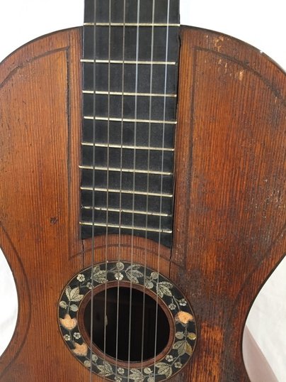1826 Metzler Parlour Guitar Soundhole